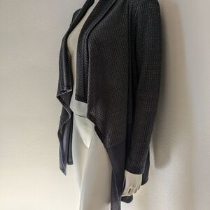 Juicy Couture Grey Open-Front Cardigan